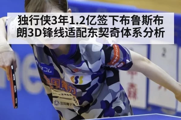 独行侠3年1.2亿签下布鲁斯布朗3D锋线适配东契奇体系分析